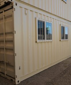 40' Ground Level Office Container (Used Grade - Cargo Worthy )