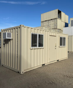 20' Ground Level Office Container