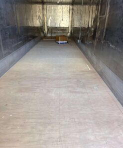 Tongue-and-Groove Plywood Flooring, 40' Refrigerated Container