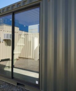 8’ Black Aluminum Sliding Glass Patio Door (Milgard A-250 Series)