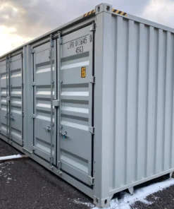 New 40′ One-Trip Shipping Container With Side Doors
